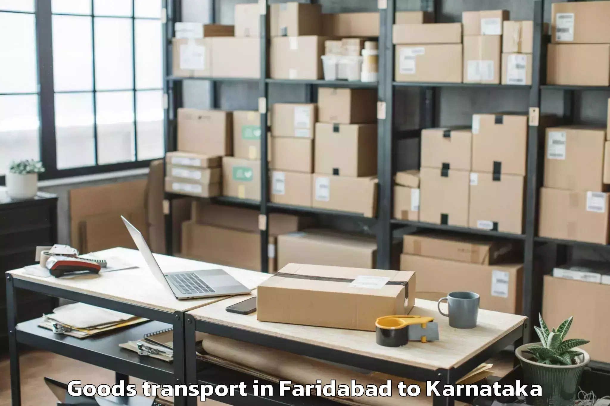 Trusted Faridabad to Abhilashi University Kolar Goods Transport